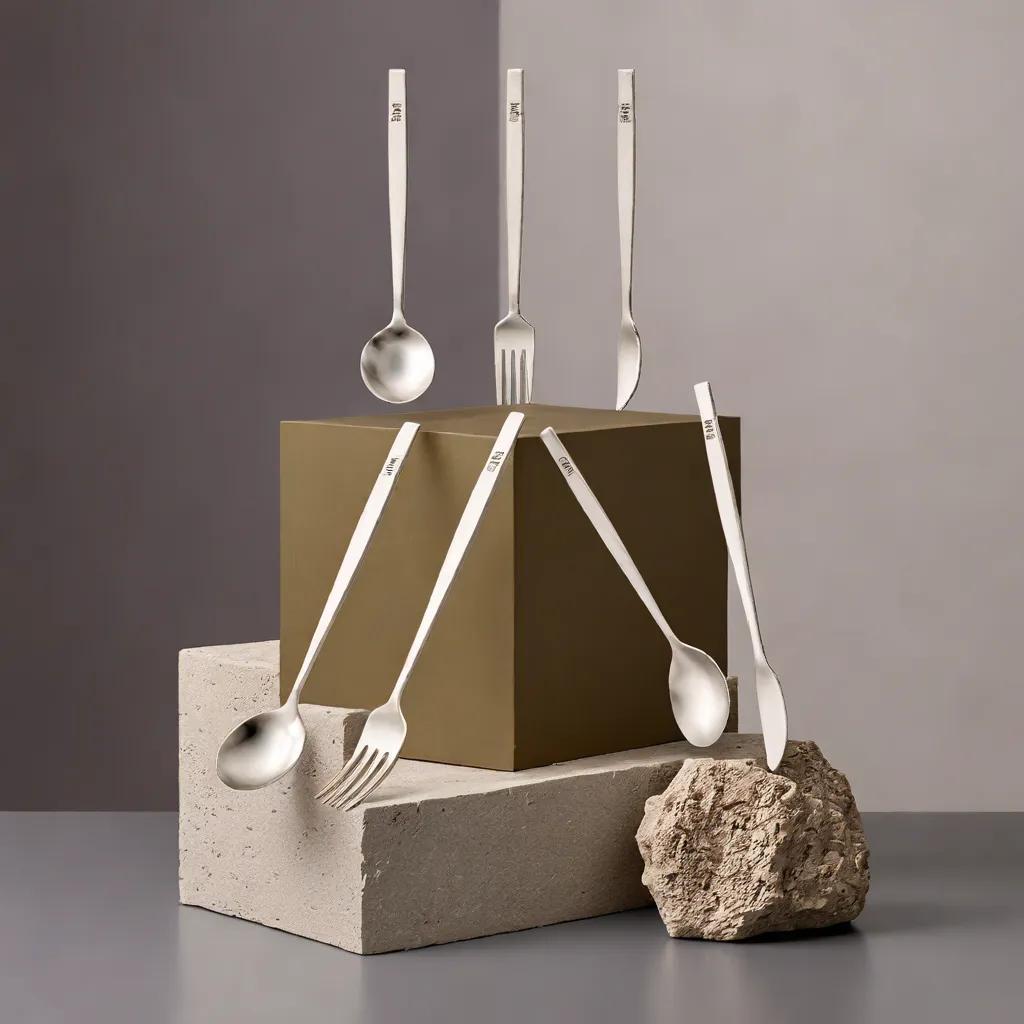 Couverts de Table en Titane