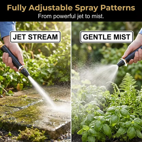 ✨Heavy Duty Adjustable Twist Hose Nozzle Jet Sweeper Nozzle
