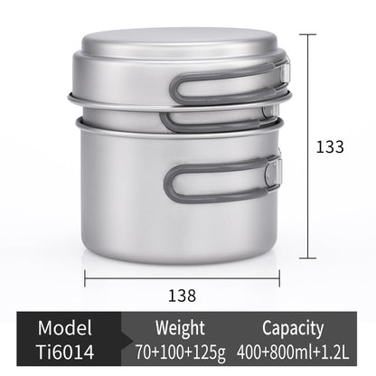 Kits de Cuisson en Titane