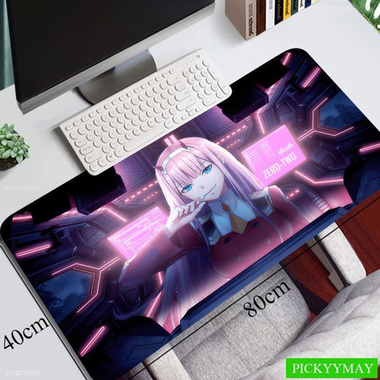 3D Gaming Darling Franxx Keyboard Mat